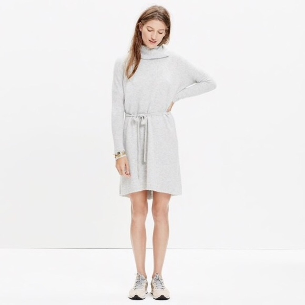 Madewell viewpoint turtleneck sweater-dress